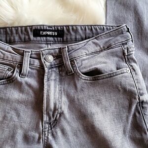 Express Skinny Stretch Jeans Grey 30x32